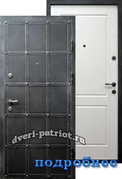 входные металлические двери с ковкой
