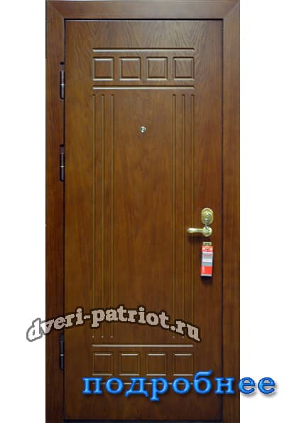 Железная дверь с МДФ панелью