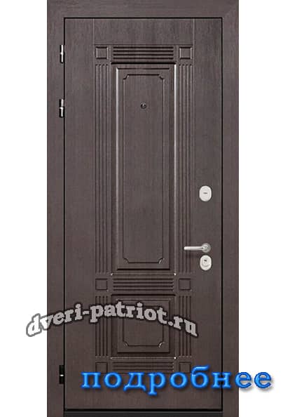 металлическая дверь с мдф снаружи