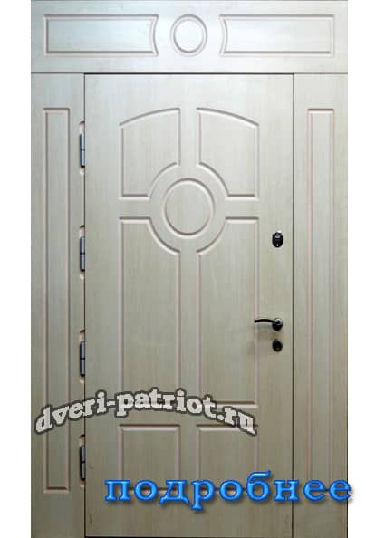 дверь металлическая с фрамугой